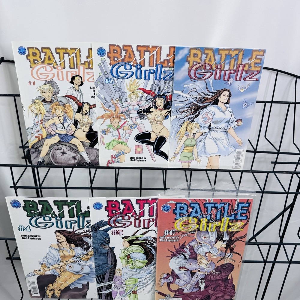 BATTLE GIRLZ 1-6 LOT Rod Espinosa Antarctic Press Manga